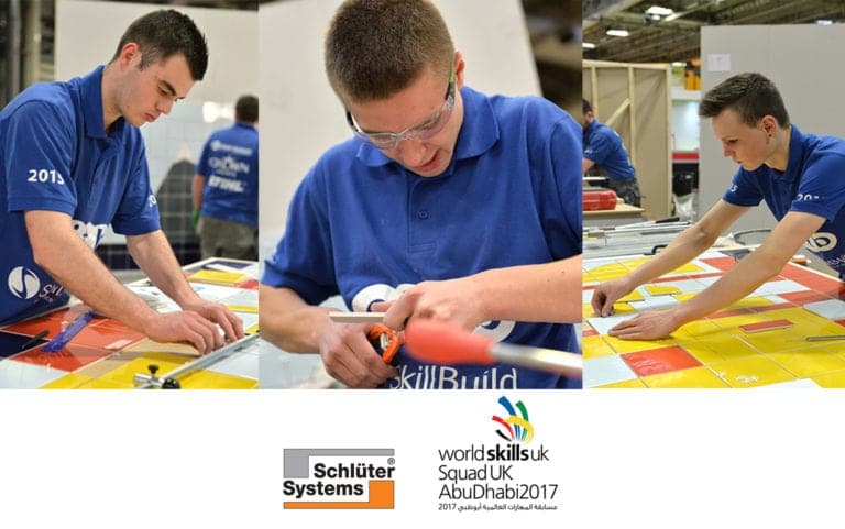 Schlüter-Systems To Sponsor UK Tiling Team At WorldSkills 2017