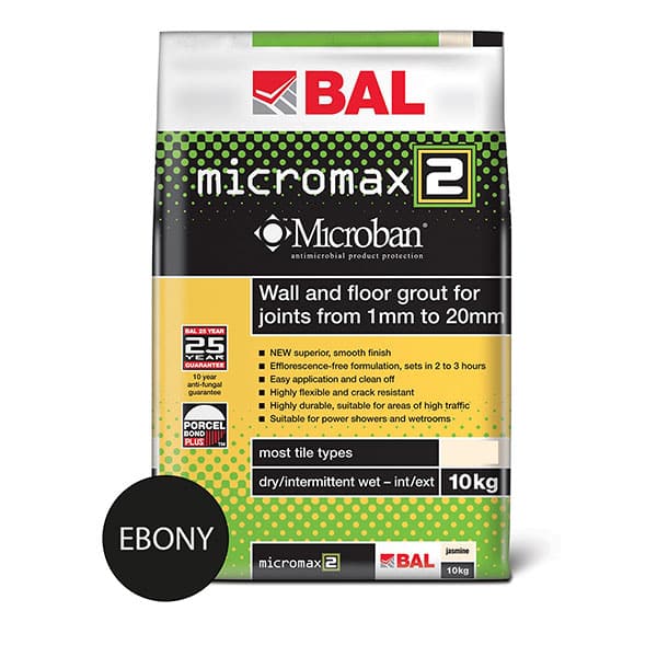 Micromax 2 Grout Ebony