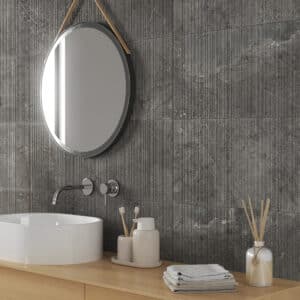 Stone Age Sawn Anthracite WC Amb