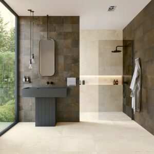 Metalcrete Warm Platinum 30x60R Metalcrete Warm Platinum 60x60R Metalcrete Warm Platinum M10x10 Metalcrete Corten 30x60R Metalcrete Corten M20x20 Metalcrete Decor Corten M20x20